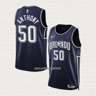 Cole Anthony NO 50 Camiseta Orlando Magic Ciudad 2023-24 Azul