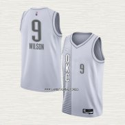 D.J. Wilson NO 19 Camiseta Oklahoma City Thunder Ciudad 2021-22 Blanco
