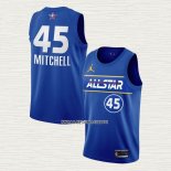 Donovan Mitchell NO 45 Camiseta Utah Jazz All Star 2021 Azul