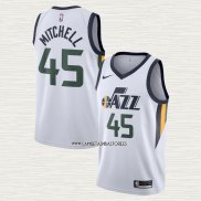 Donovan Mitchell NO 45 Camiseta Utah Jazz Association Blanco