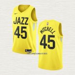 Donovan Mitchell NO 45 Camiseta Utah Jazz Icon 2022-23 Amarillo