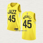 Donovan Mitchell NO 45 Camiseta Utah Jazz Icon 2022-23 Amarillo