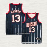James Harden NO 13 Camiseta Houston Rockets Ciudad 2021-22 Azul