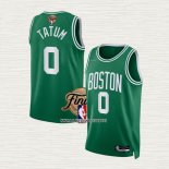 Jayson Tatum NO 0 Camiseta Boston Celtics Icon 2022 NBA Finals Verde