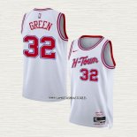 Jeff Green NO 32 Camiseta Houston Rockets Ciudad 2023-24 Blanco