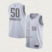 Jeremiah Robinson-Earl NO 50 Camiseta Oklahoma City Thunder Ciudad 2021-22 Blanco