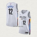 Joe Harris NO 12 Camiseta Brooklyn Nets Ciudad 2022-23 Blanco