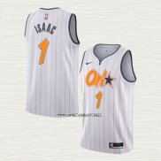 Jonathan Isaac NO 1 Camiseta Orlando Magic Ciudad 2020-21 Blanco