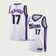 Kessler Edwards NO 17 Camiseta Sacramento Kings Association 2023-24 Blanco