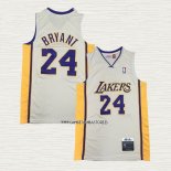 Kobe Bryant NO 24 Camiseta Los Angeles Lakers Hardwood Classics 2008-2009 Blanco