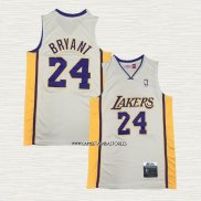 Kobe Bryant NO 24 Camiseta Los Angeles Lakers Hardwood Classics 2008-2009 Blanco