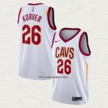 Kyle Korver NO 26 Camiseta Cleveland Cavaliers Association Blanco