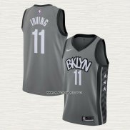 Kyrie Irving NO 11 Camiseta Brooklyn Nets Statement 2019-20 Gris
