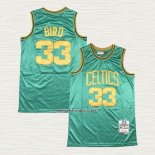 Larry Bird NO 33 Camiseta Boston Celtics Mitchell Ness 1985-86 Verde