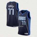 Luka Doncic NO 77 Camiseta Dallas Mavericks Earned 2020-21 Azul