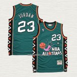 Michael Jordan NO 23 Camiseta All Star 1996 Verde