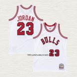 Michael Jordan NO 23 Camiseta Chicago Bulls Mitchell & Ness 1984-85 Blanco