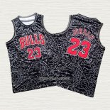 Michael Jordan NO 23 Camiseta Chicago Bulls Mitchell & Ness Negro2