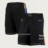 Pantalone Brooklyn Nets Ciudad 2020-21 Negro
