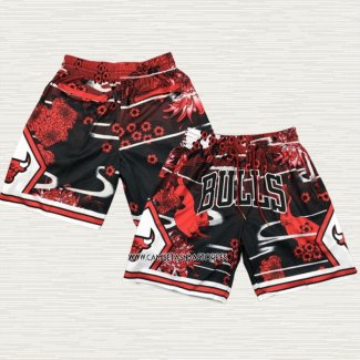 Pantalone Chicago Bulls Mitchell & Ness Just Don Lunar New Year Rojo