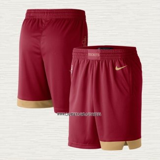 Pantalone Houston Rockets Ciudad 2019 Rojo