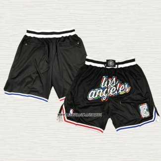 Pantalone Los Angeles Clippers Ciudad Just Don 2022-23 Negro