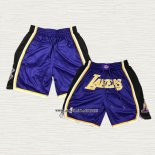 Pantalone Los Angeles Lakers Just Don Violeta2