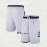 Pantalone Miami Heat Ciudad 2017-18 Blanco