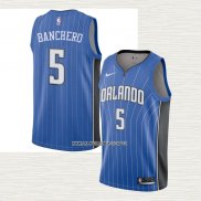 Paolo Banchero NO 5 Camiseta Orlando Magic Icon 2022-23 Azul