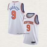 RJ Barrett NO 9 Camiseta New York Knicks Association Blanco