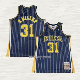 Reggie R.Miller NO 31 Camiseta Indiana Pacers Mitchell & Ness 1994-95 Azul