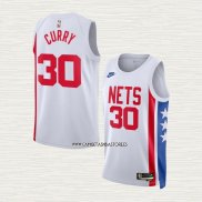 Seth Curry NO 30 Camiseta Brooklyn Nets Classic 2022-23 Blanco