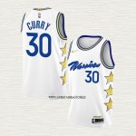 Stephen Curry NO 30 Camiseta Golden State Warriors Champs Whitestars 2022-23 Blanco