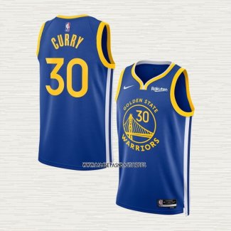 Stephen Curry NO 30 Camiseta Golden State Warriors Icon 2022-23 Azul