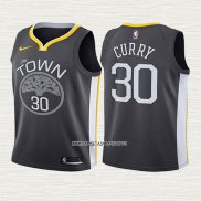Stephen Curry NO 30 Camiseta Nino Golden State Warriors Statement 2017-18 Gris