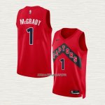 Tracy Mcgrady NO 1 Camiseta Toronto Raptors Icon 2022-23 Rojo