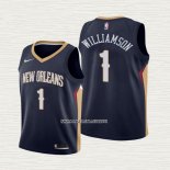 Zion Williamson NO 1 Camiseta Nino New Orleans Pelicans Icon 2019-20 Azul