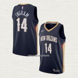 Brandon Ingram NO 14 Camiseta New Orleans Pelicans Icon 2020-21 Azul