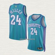 Brandon Miller NO 24 Camiseta Charlotte Hornets Classic 2023-24 Verde