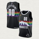 Camiseta Denver Nuggets Personalizada Ciudad Negro