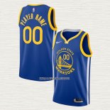 Camiseta Golden State Warriors Personalizada Icon 2020-21 Azul