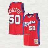 Corey Maggette NO 50 Camiseta Los Angeles Clippers Mitchell & Ness 2004-05 Rojo