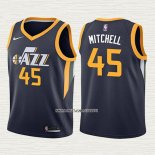 Donovan Mitchell NO 45 Camiseta Nino Utah Jazz Icon 2017-18 Azul