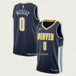 Emmanuel Mudiay NO 0 Camiseta Denver Nuggets Icon Azul