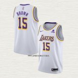 Jabari Brown NO 15 Camiseta Los Angeles Lakers Association 2021-22 Blanco