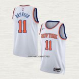 Jalen Brunson NO 11 Camiseta New York Knicks Association 2022-23 Blanco