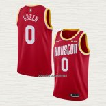 Jalen Green NO 0 Camiseta Houston Rockets Classic Rojo