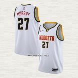 Jamal Murray NO 27 Camiseta Denver Nuggets Association Blanco