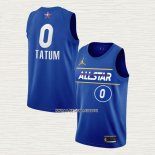 Jayson Tatum NO 0 Camiseta Boston Celtics All Star 2021 Azul