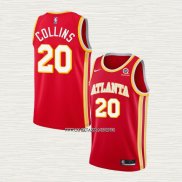 John Collins NO 20 Camiseta Atlanta Hawks Icon 2020-21 Rojo